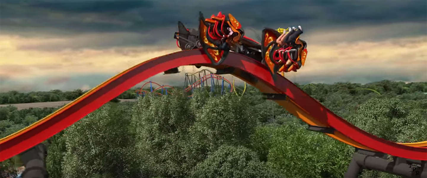 Een virtueel ritje in de nieuwe achtbaan van Six Flags: Total Mayhem