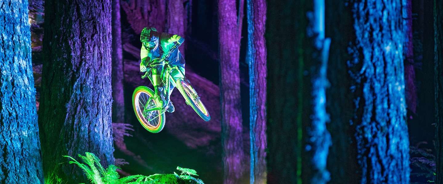 Mountainbikers in spectaculaire Philips-video