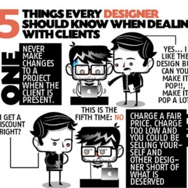 5 zaken die elke designer zou moeten weten als hij met klanten omgaat [infographic]