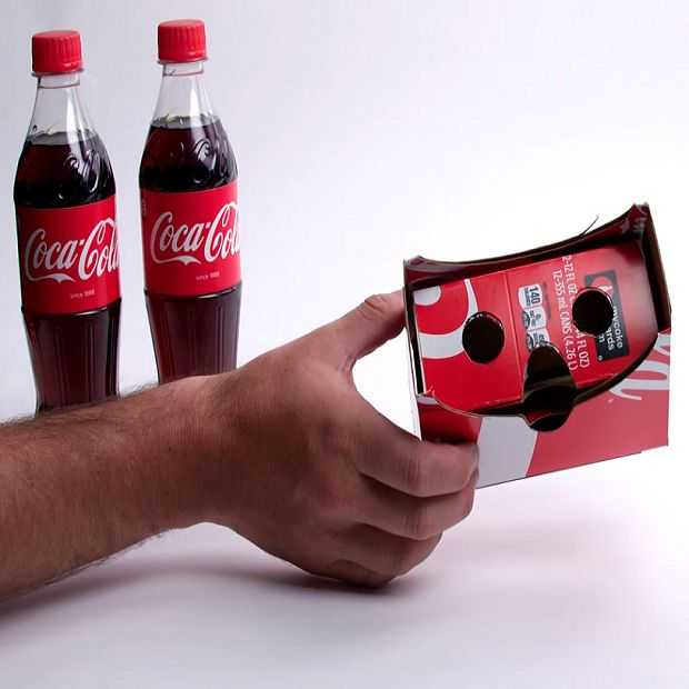Maak zelf een Virtual Reality bril met Coca Cola