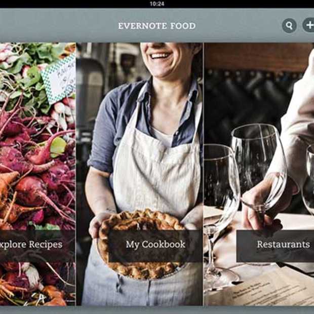 Evernote lanceert een updated versie van zijn Food-App
