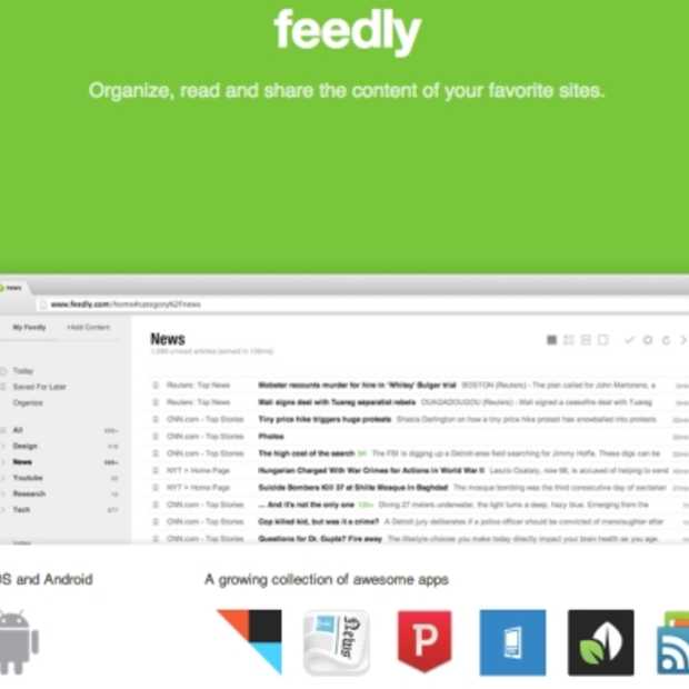 Feedly lanceert webversie en alternatief voor Google Reader met 'Feedly Cloud'