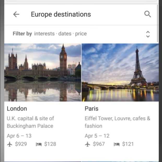 Google maakt je reis plannen makkelijker