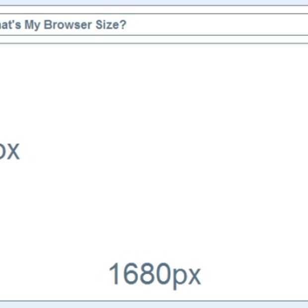 Hoe groot is je browser venster? [tools]