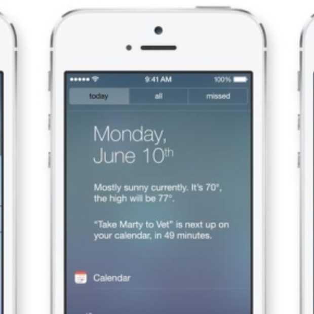 iOS7: Apple lanceert een volledige redesign van hun mobiele platform