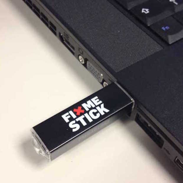 Met de FixMeStick verwijder je virussen via een usb stick
