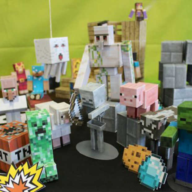 Modern knutselen met de Minecraft Papercraft Studio