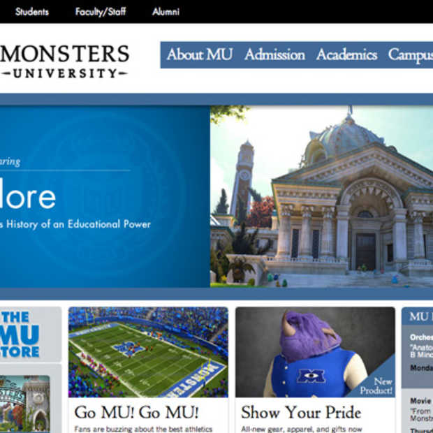 Ontdek de enige echte Monsters University