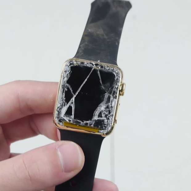 Zo maak je een gouden Apple Watch van 10.000 dollar kapot