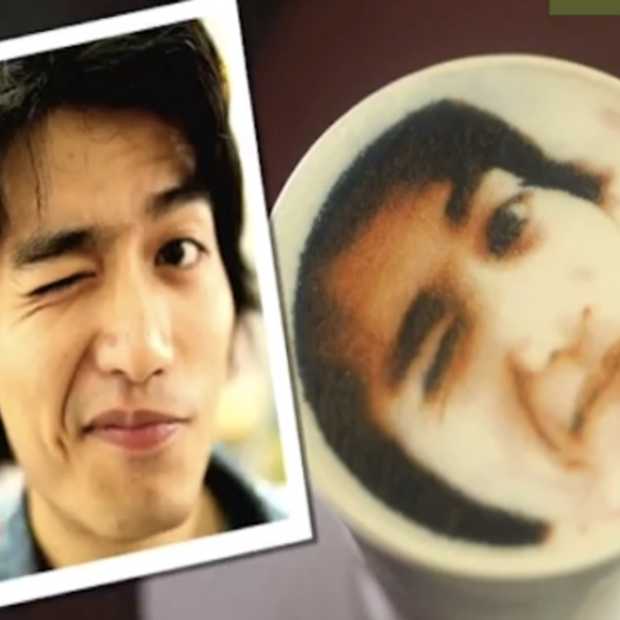 Taiwanese koffieketen Let's Caffe biedt unieke 'customer experience': print je portret op je favoriete 'latte'